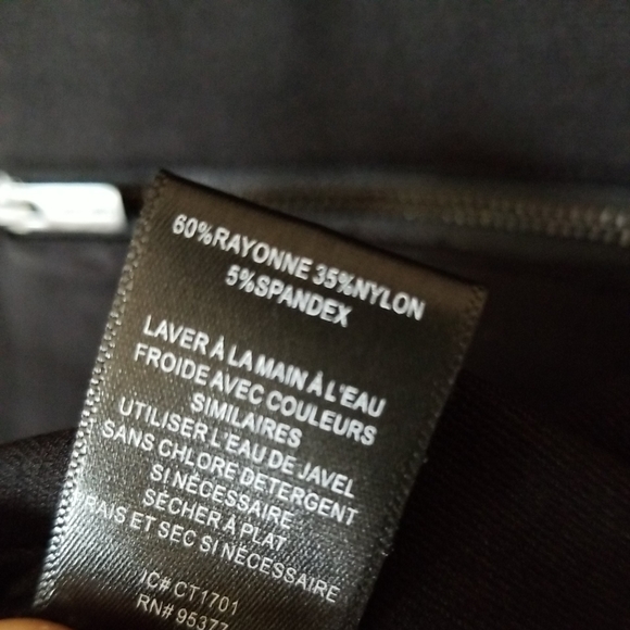 SANCTUARY Short Sleeve Mini Sheath Dress New sz Large L pockets black - Picture 13 of 13